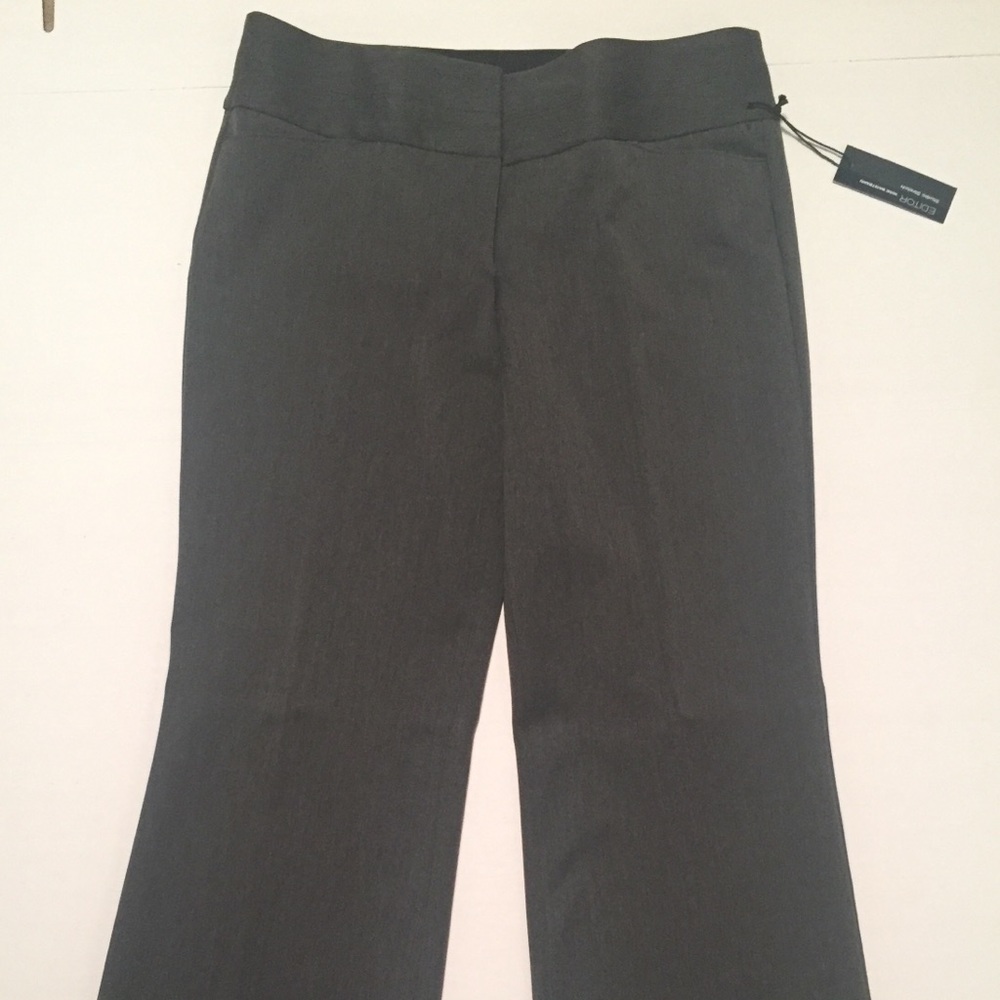 Gray Editor express pants